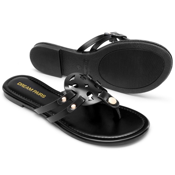 Dream Pairs Women’s Casual Strappy Flip-Flop Sandals - Picture 5 of 11